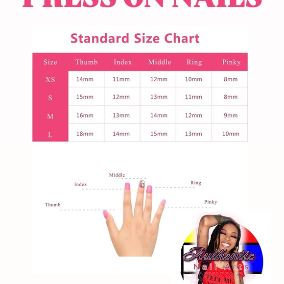 Festive Press-On Nails - Chrome Red, Green, Tan - Picture 10 of 11